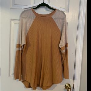 Long Sleeve Waffle shirt
